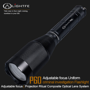 P60 Adjustable focus Uniform criminal investigation Flashlight
