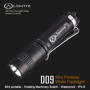 D09 Mini Portable White Flashlight